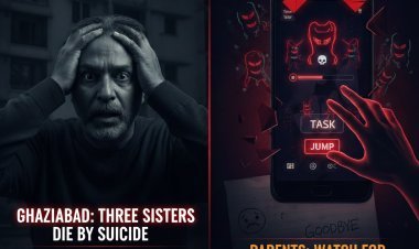 गाजियाबाद: कोरियन गेम की लत ने ली तीन मासूम बहनों की जान, 9वीं मंजिल से कूदकर किया सुसाइड