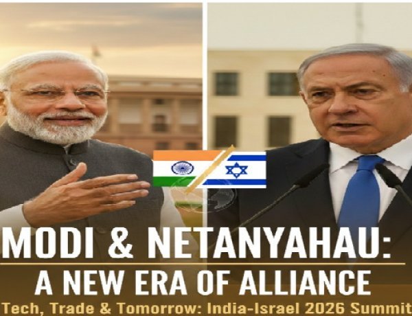 PM Modi to Visit Israel: Netanyahu Hails "Tremendous" Alliance