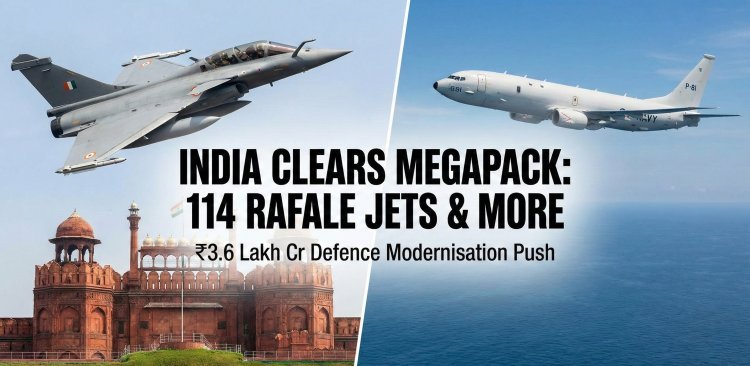 भारत का 'बाहुबली' फैसला: 114 राफेल जेट समेत 3.6 लाख करोड़ के रक्षा सौदों को मंजूरी, चीन-पाकिस्तान की बढ़ेगी टेंशन