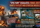 "Epic Fury" Escalates: Israel Destroys Iran's F-14 Fleet and Strategic Missile Sites