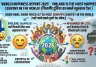 World Happiness Report 2026: फिनलैंड फिर बना दुनिया का 'खुशहाल राजा', भारत और पड़ोसियों का क्या है हाल?
