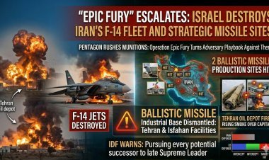 "Epic Fury" Escalates: Israel Destroys Iran's F-14 Fleet and Strategic Missile Sites