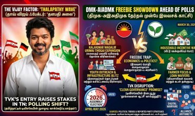 The Vijay Factor: How TVK’s Entry Triggered a Massive Freebie War Between DMK and AIADMK