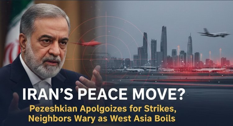 Iran’s Peace Move? President Pezeshkian Apologizes for Regional Strikes Amid Rising War Tensions