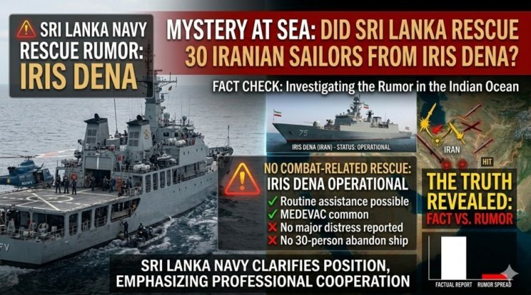 Mystery at Sea: Did Sri Lanka Rescue 30 Iranian Sailors from IRIS Dena? The Truth Revealed