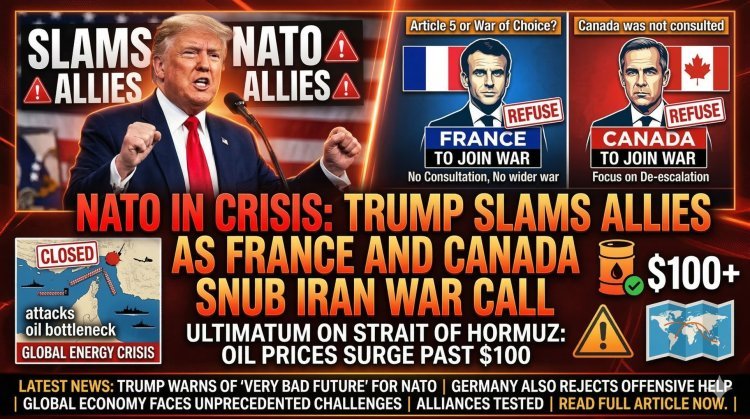 NATO in Crisis: Trump Slams Allies as France and Canada Defy Call to Join Iran Conflict