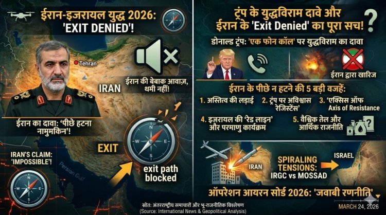 ईरान-इजरायल युद्ध: क्यों थम नहीं रही जंग? ट्रंप के युद्धविराम दावे और ईरान के 'Exit Denied' का पूरा सच!