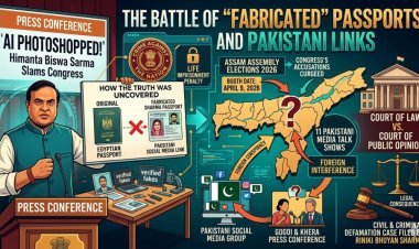 "AI Photoshopped": Himanta Biswa Sarma Slams Congress Over Wife’s Fake Passport Claims