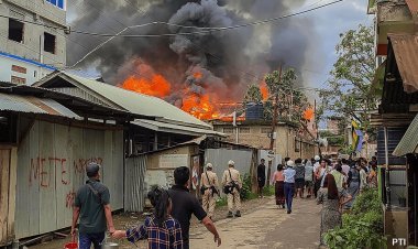 मणिपुर में फिर भड़की हिंसा: कांगपोकपी में उग्रवादियों का तांडव, 3 ग्रामीणों की मौत, कई घर फूंके