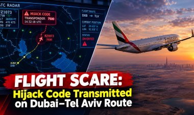 Hijack Alert on Dubai to Tel Aviv Flight: Transponder Triggers Air Defense Scare Over Middle East