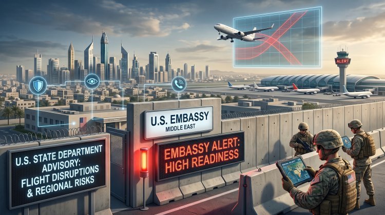 Middle East Tensions Flare: US Embassies Issue High-Alert Warnings Over Rapid Escalation Risks