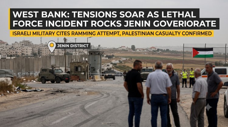 Escalation in West Bank: Israeli Forces Kill Palestinian Near Jenin Amid Mounting Regional Tensions