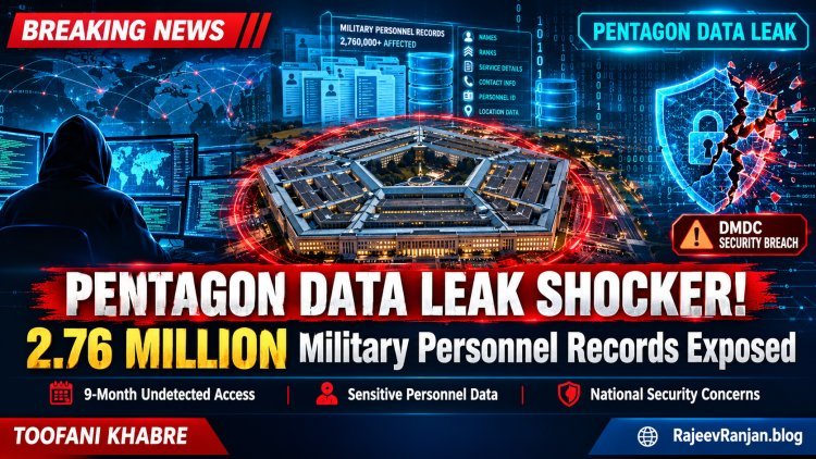Pentagon Data Leak Exposes Personal Records of Nearly 3 Million Military and Civilian Personnel