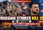 Russian Strikes Kill 12 in Ukraine's Zaporizhzhia, Including 3 Children