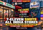 Reliance Retail Shuts 31 7-Eleven Stores in India After ₹90 Crore Loss