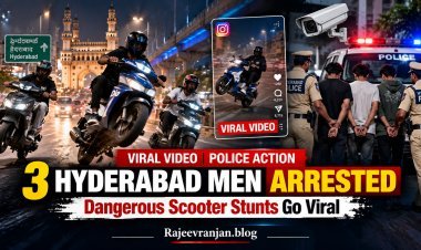 3 Hyderabad Men Arrested for Dangerous Scooter Stunts After Instagram Videos Go Viral