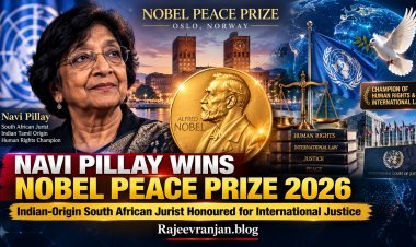 Nobel Peace Prize 2026: Indian-Origin Navi Pillay Wins for Promoting International Law