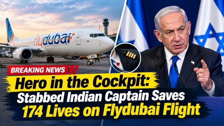 Netanyahu Hails Stabbed Indian Pilot as a Hero After Mid-Air Cockpit Attack; Flydubai Halts Israel Flights