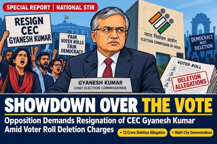"Weapon of the Ruling Regime": Nationwide Outcry Against CEC Gyanesh Kumar Over Electoral Roll Row