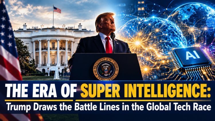 Trump Directs Federal Rebrand to ‘Super Intelligence,’ Vows US Will Dominate Global Tech Race