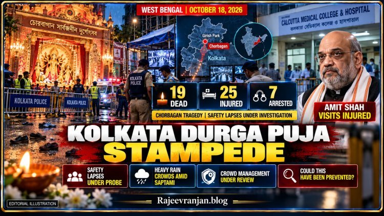 Kolkata Durga Puja Stampede: 19 Dead, 7 Arrested; Amit Shah Visits Injured